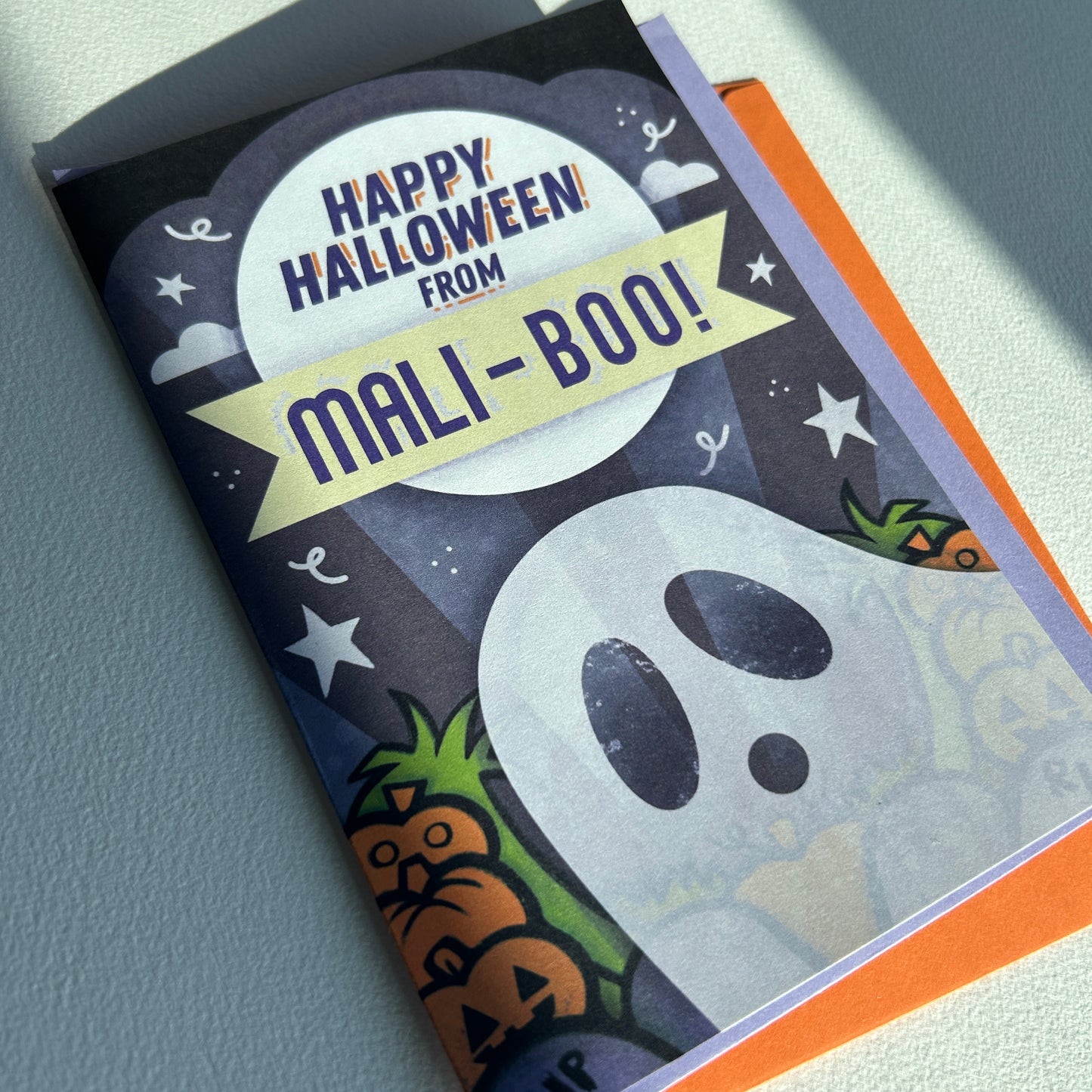 Mali-Boo Halloween Card