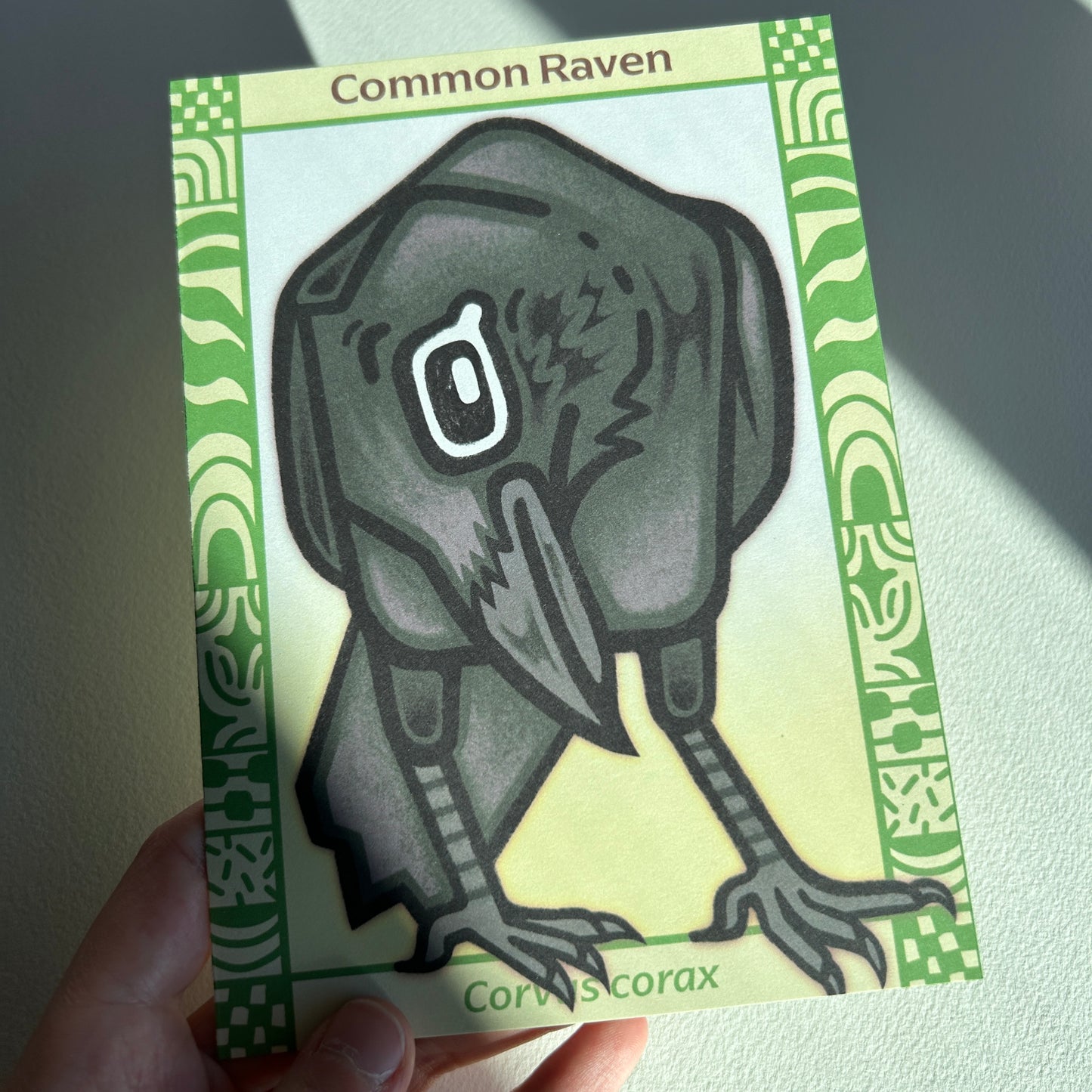 Common Raven Postcard