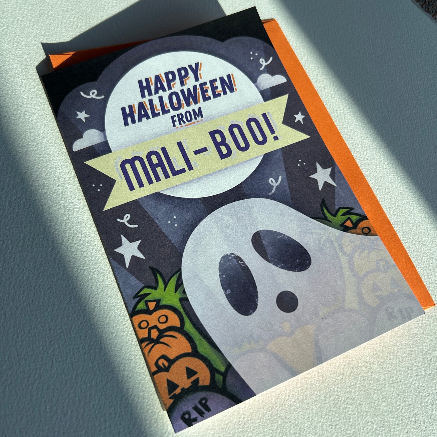 Mali-Boo Halloween Card