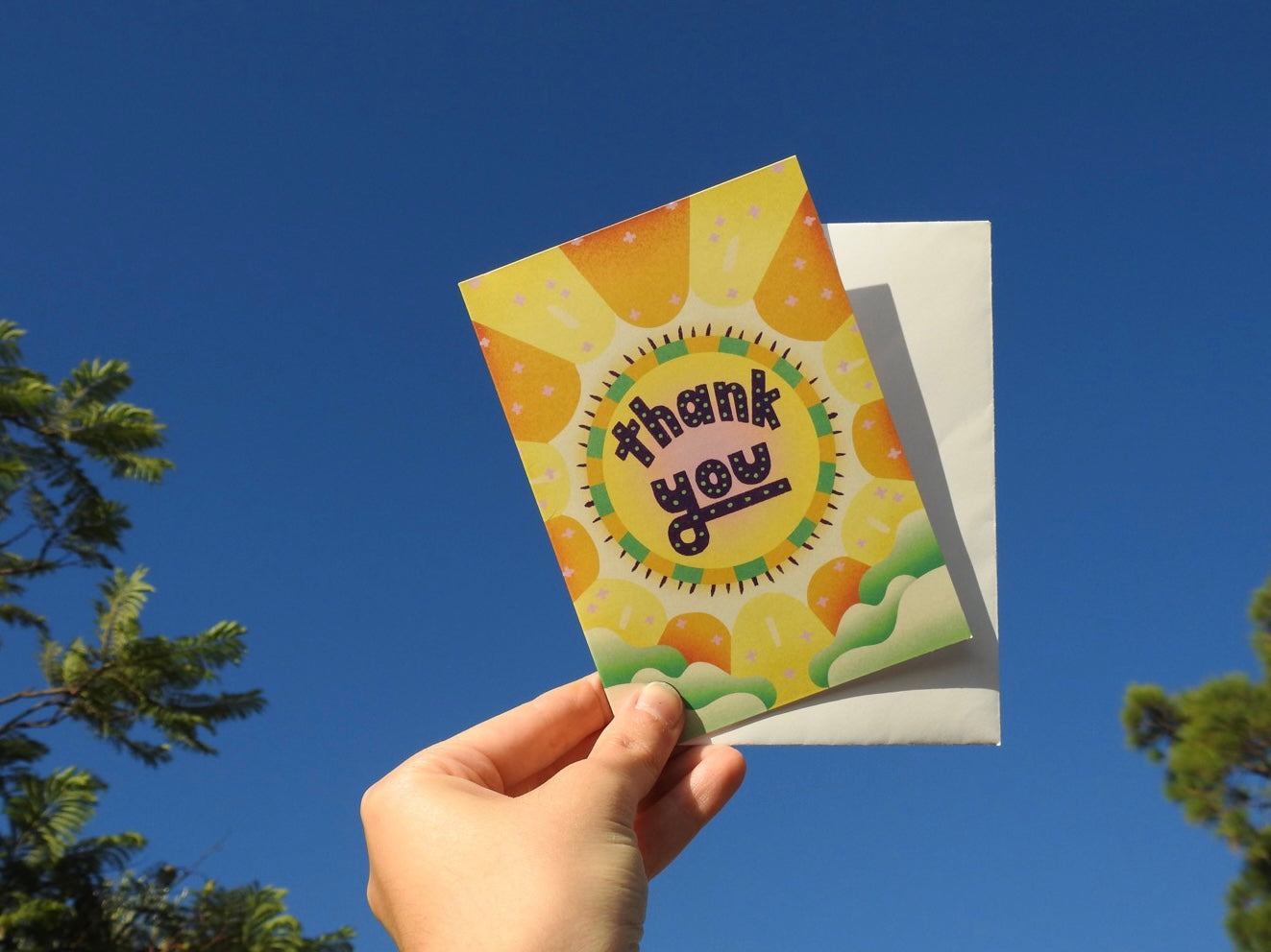 Sunshine Greeting Thank You Cards