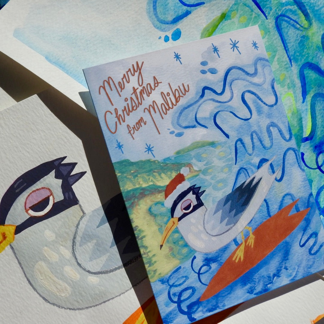 Malibu Tern Christmas Card