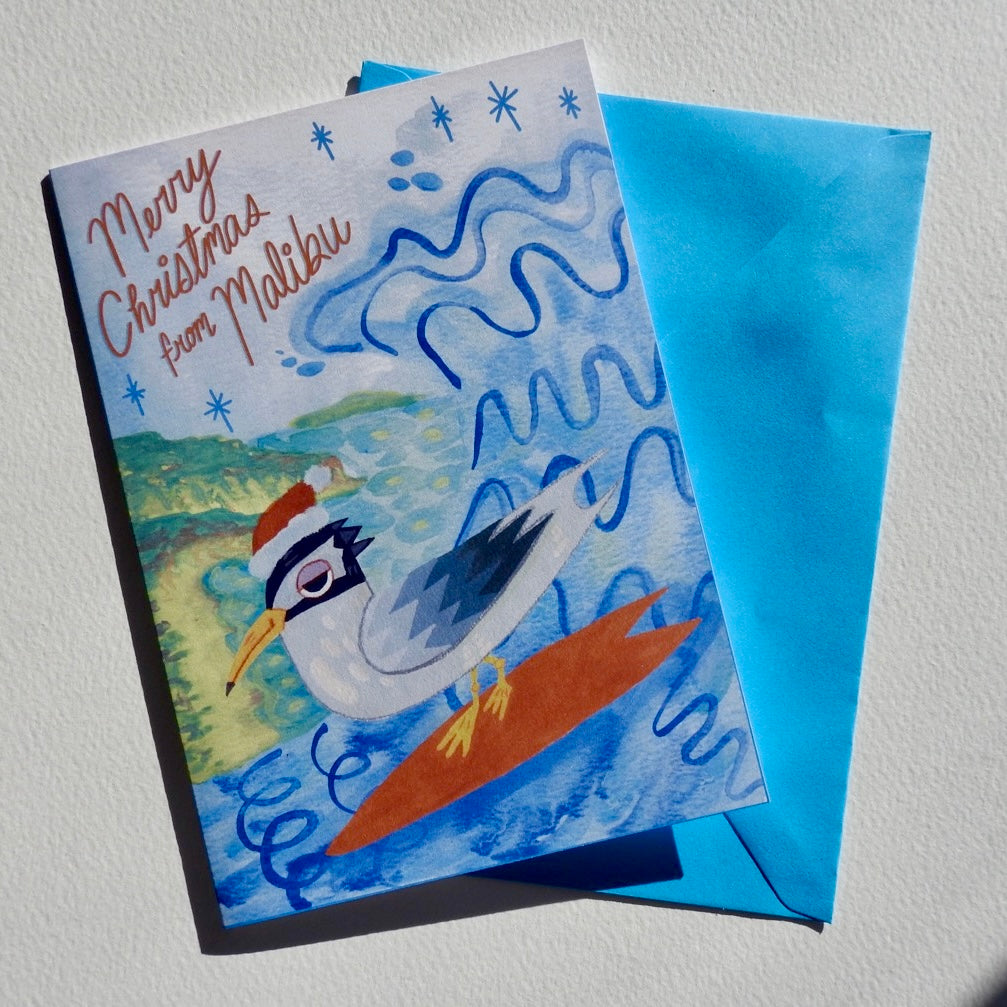 Malibu Tern Christmas Card